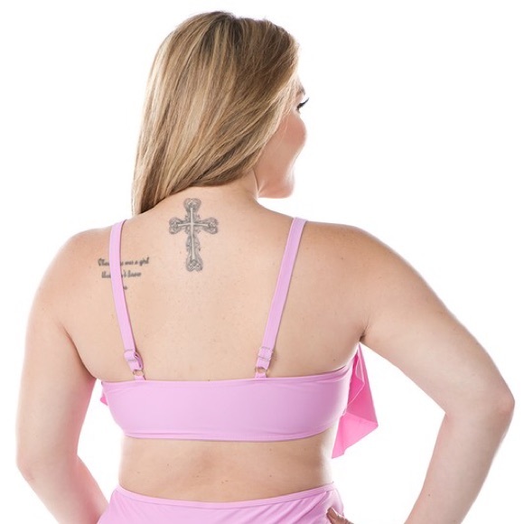 Plus Pink Swimsuit - Picture 4 of 6